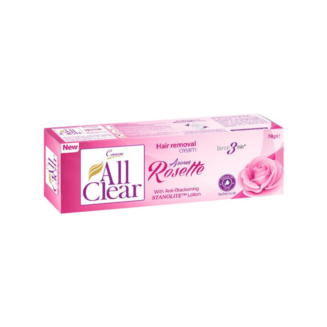 ALL CLEAR HAIR REMOVAL ROSE  CREAM 30G